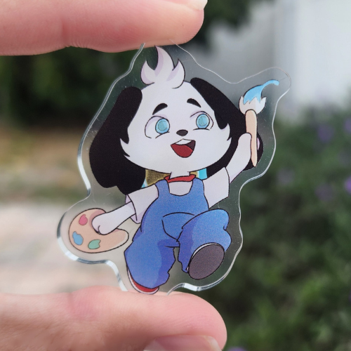 Luka Acrylic Pin - Always ready to paint